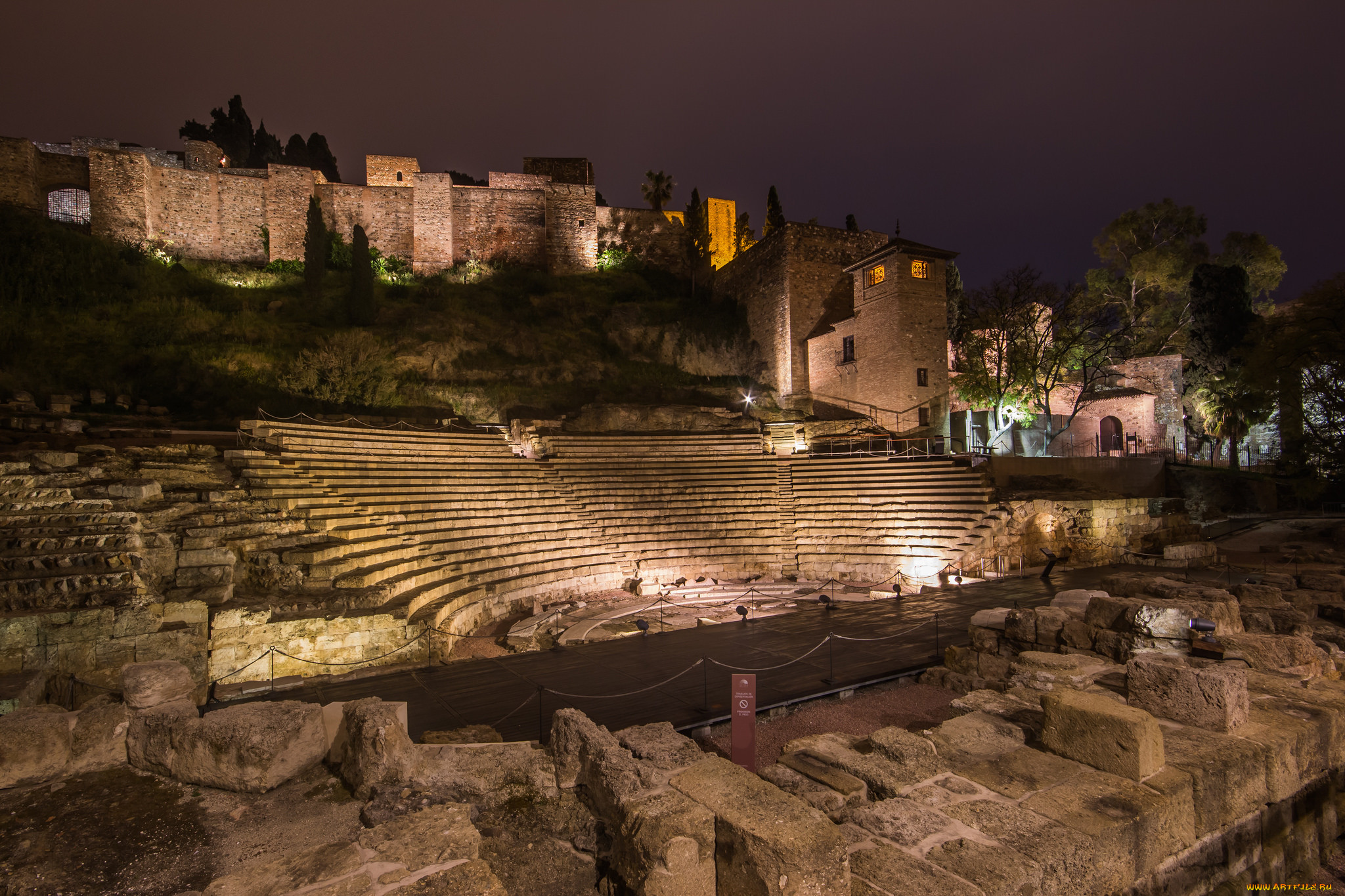 roman theater,  malaga, , - , , , 